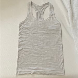 Lululemon Athletica White Swiftly Tech Racerback Tank Top